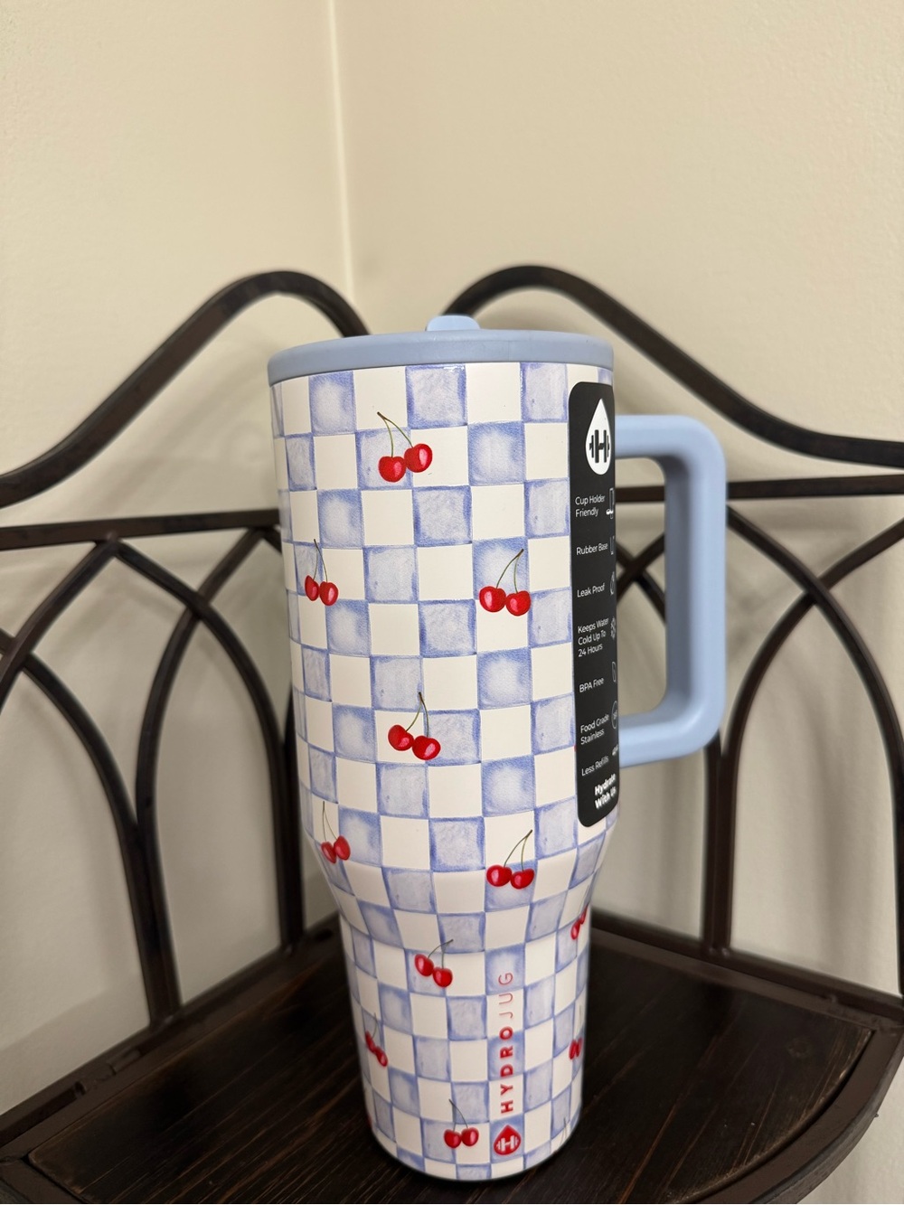 HydroJug x ACTA Cherry Checkered 40oz Traveler
